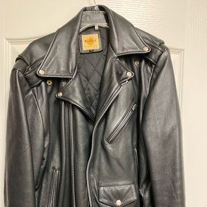 Hard Rpck Cafe Las Vegas Leather Coat Size Large